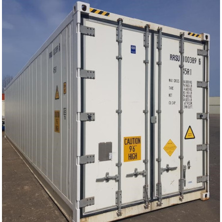 Used 40ft High Cube Reefer shipping container for sale in the United Kingdom | Cost-effective refrigerated storage