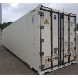 Used 45ft High Cube Reefer shipping container for sale in the United Kingdom | High-capacity refrigerated storage