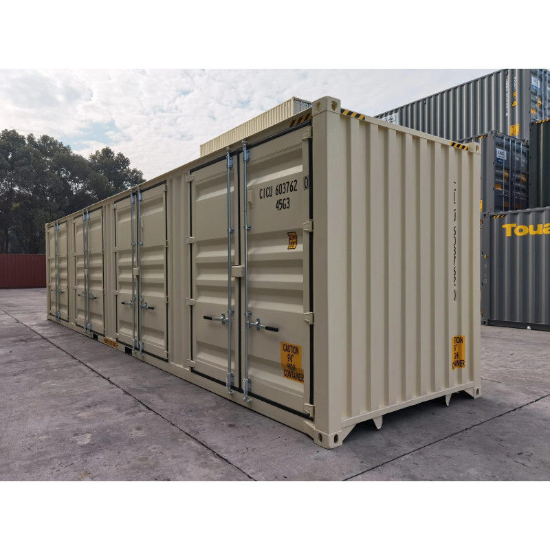 Container open side High Cube 45 pieds neuf à vendre en France | Grand volume et accès facilité