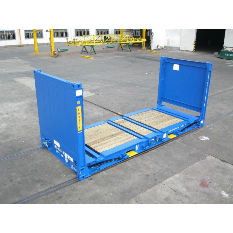 Container Flat Rack 20 pieds neuf à vendre en France | Transport de marchandises hors gabarit