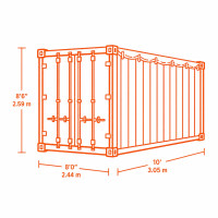 Open top containers